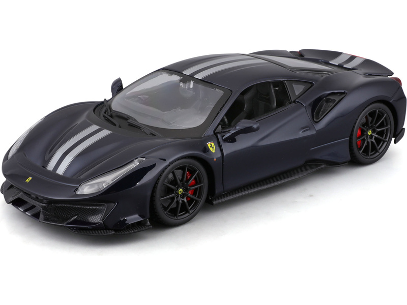 Bburago Ferrari 488 Pista 1:24 tmavě modrá