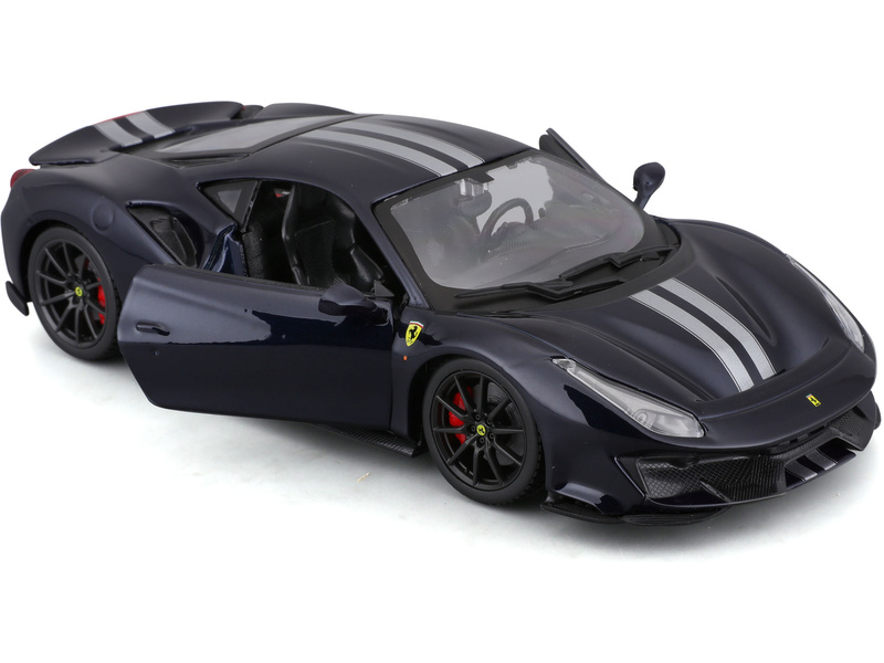 Bburago Ferrari 488 Pista 1:24 tmavě modrá