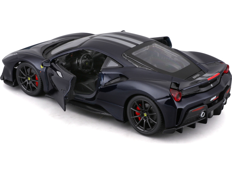 Bburago Ferrari 488 Pista 1:24 tmavě modrá