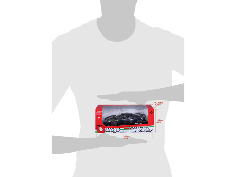 Bburago Ferrari 488 Pista 1:24 tmavě modrá