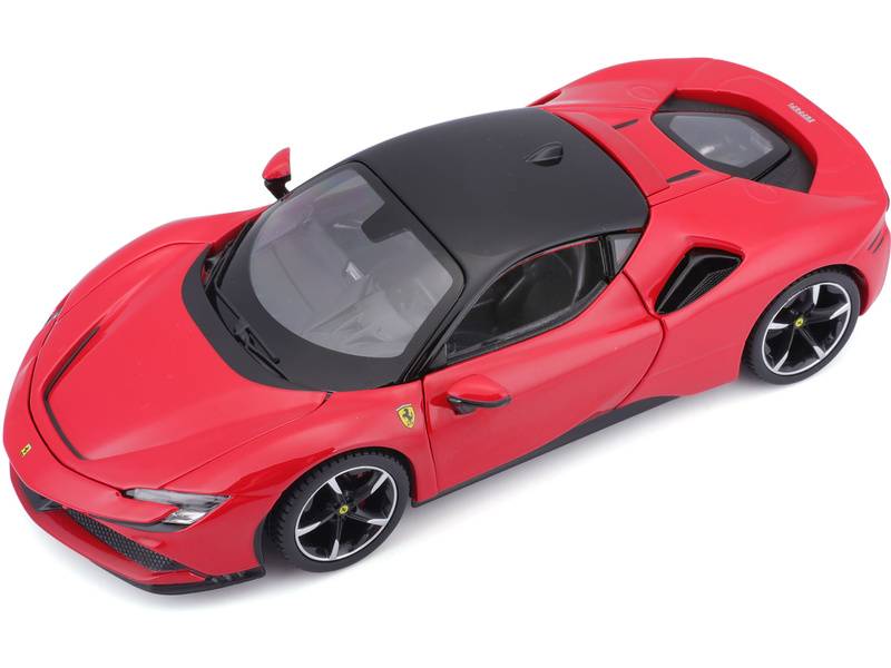 Bburago Ferrari SF90 Stradale 1:24 červená