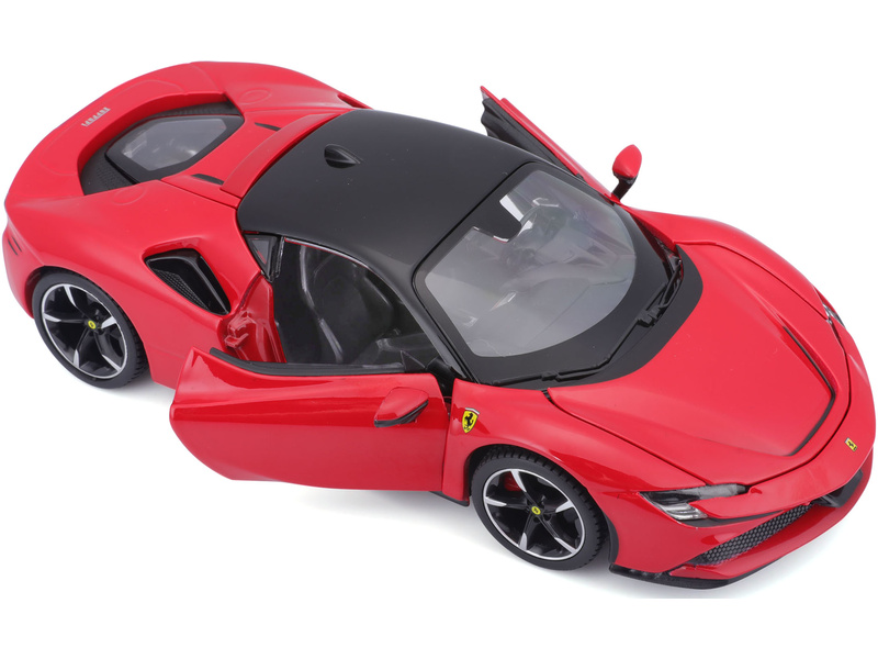 Bburago Ferrari SF90 Stradale 1:24 červená