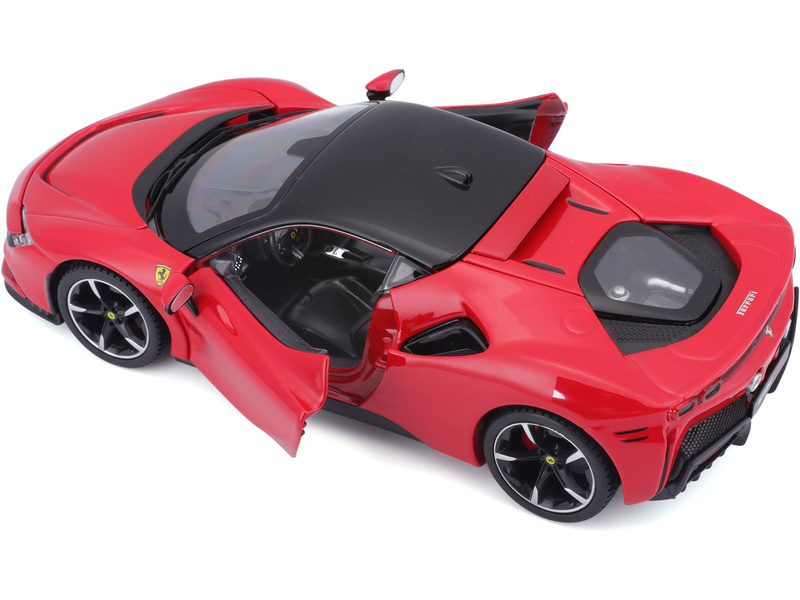 Bburago Ferrari SF90 Stradale 1:24 červená
