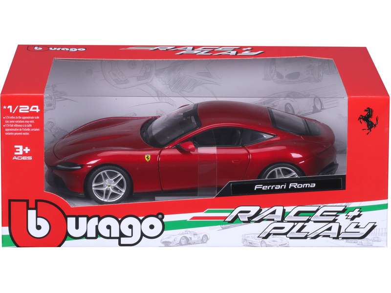 Bburago Ferrari Roma 1:24 červená