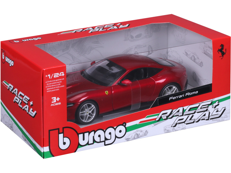 Bburago Ferrari Roma 1:24 červená