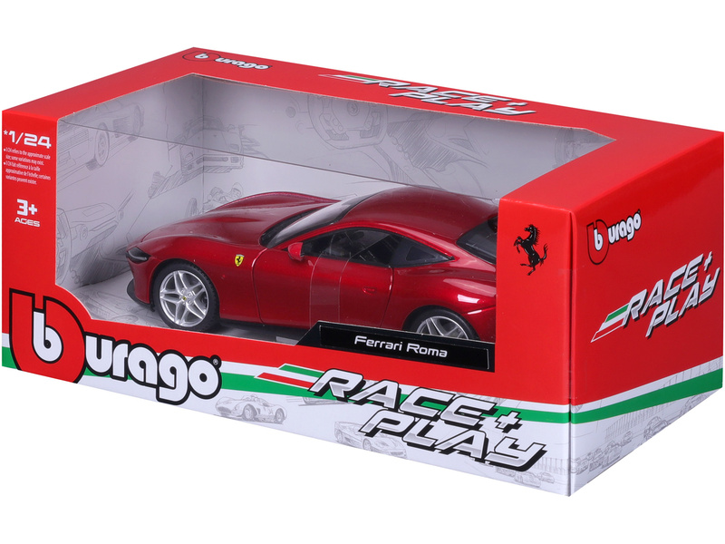 Bburago Ferrari Roma 1:24 červená