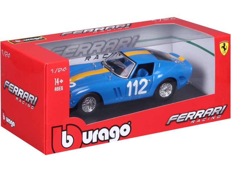 Bburago Ferrari 250 GTO 1:24 modrá