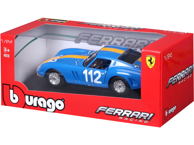 Bburago Ferrari 250 GTO 1:24 modrá