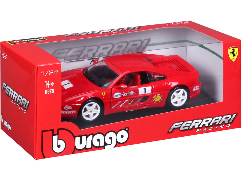 Bburago Ferrari F355 Challenge 1:24 červená