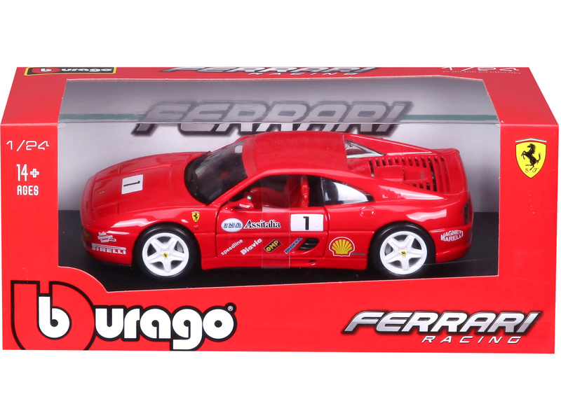 Bburago Ferrari F355 Challenge 1:24 červená