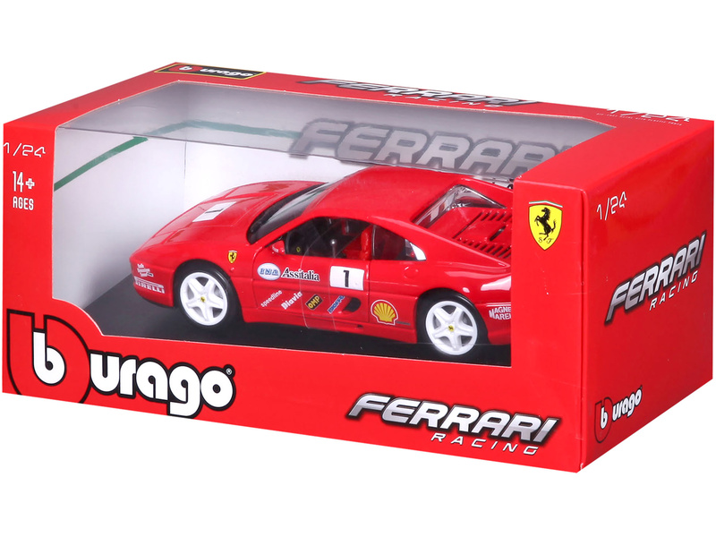 Bburago Ferrari F355 Challenge 1:24 červená