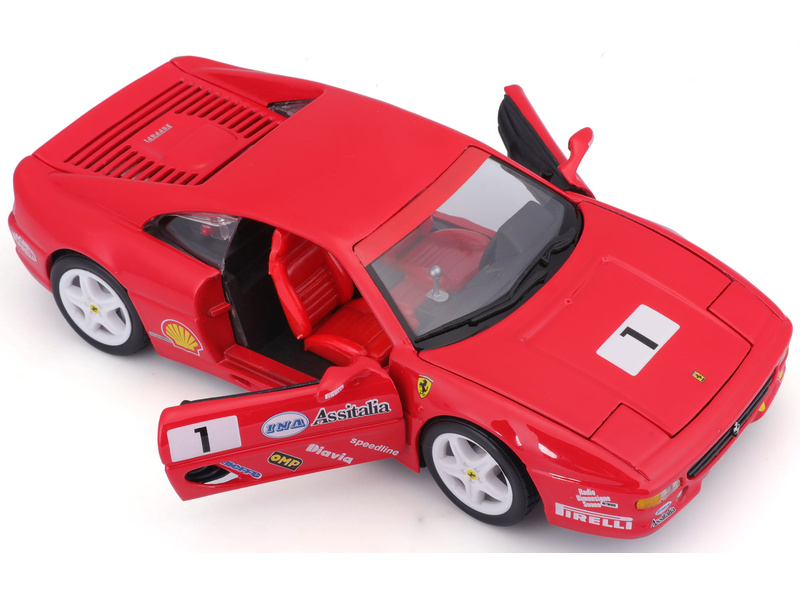 Bburago Ferrari F355 Challenge 1:24 červená