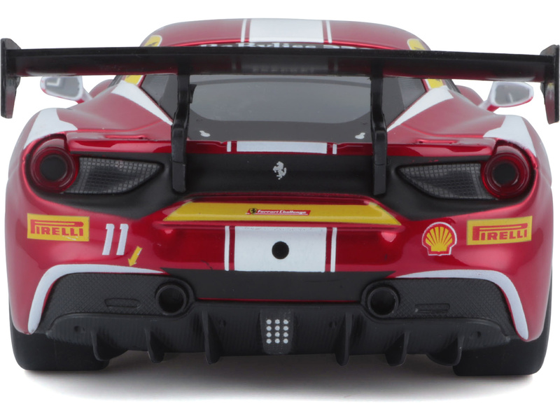 Bburago Ferrari 488 Challenge 2017 1:24 červená