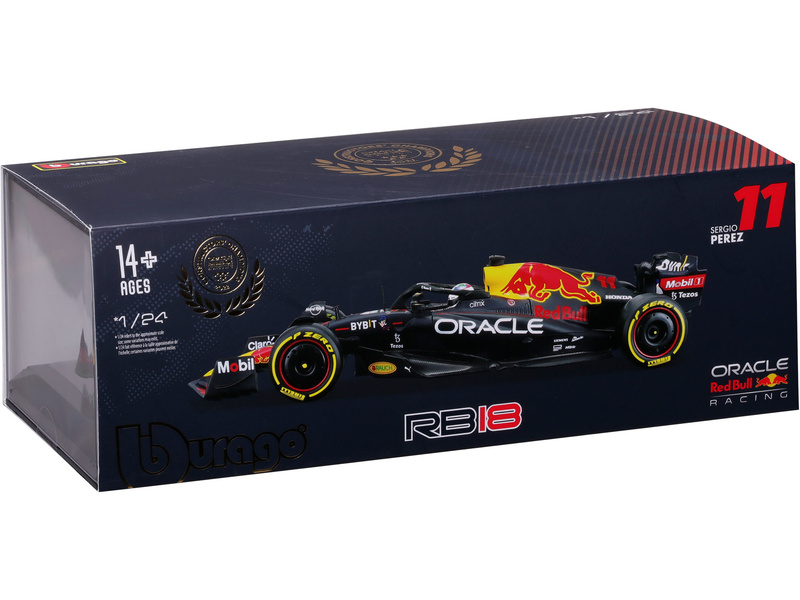 Bburago Oracle Red Bull Racing RB18 1:24 #11 Pérez (hard case)