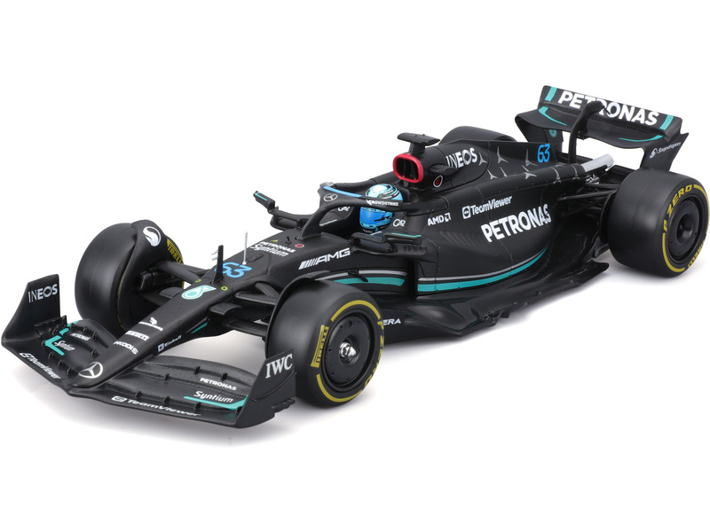 Bburago Mercedes-AMG Petronas W14 E 1:24 #63 Russel (hard case)