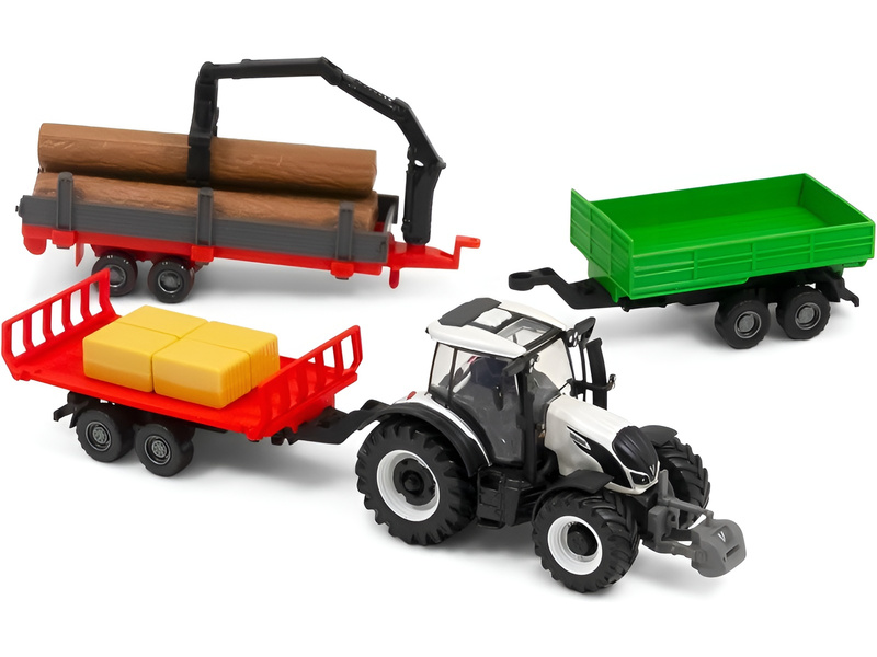 Bburago Valtra N174 s doplňky (dárkové balení)