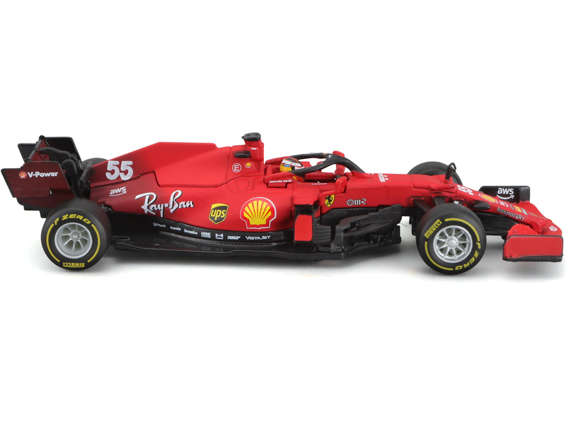 Bburago Signature Ferrari SF21 1:43 #55 Sainz