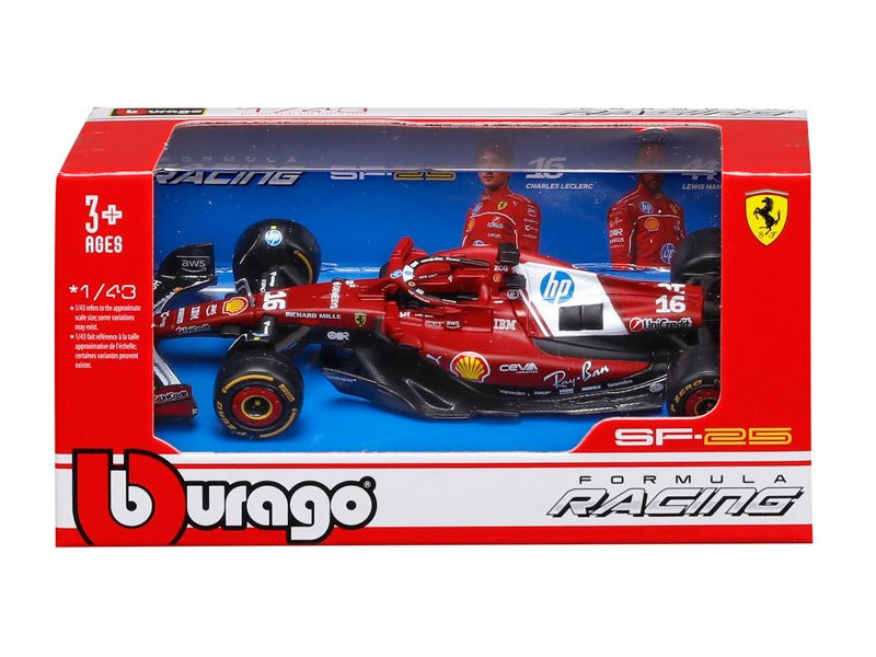 Bburago Ferrari SF-25 (2025) 1:43 #16 Leclerc