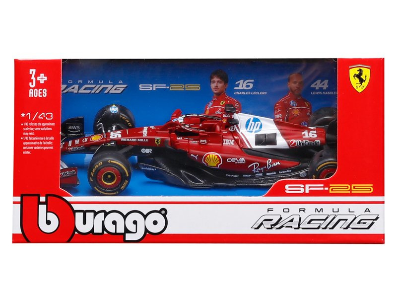 Bburago Ferrari SF-25 (2025) 1:43 #16 Leclerc