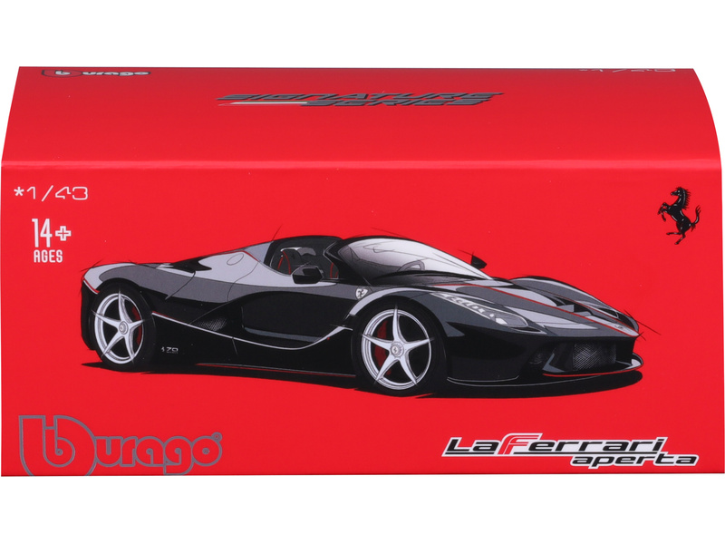 Bburago Signature Ferrari LaFerrari Aperta 1:43 černá