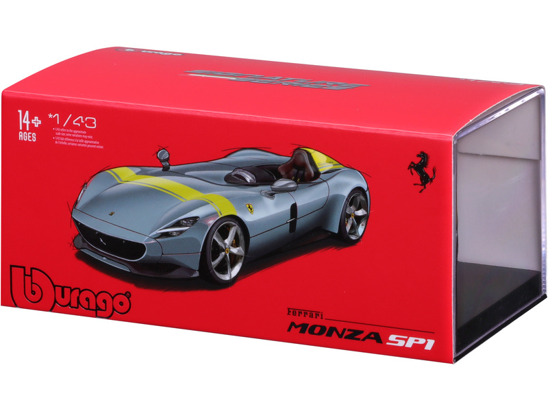 Bburago Signature Ferrari Monza SP1 1:43 stříbrná