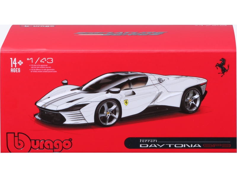 Bburago Signature Ferrari Daytona SP3 1:43 bílá