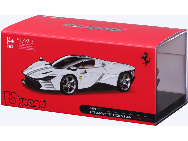 Bburago Signature Ferrari Daytona SP3 1:43 bílá