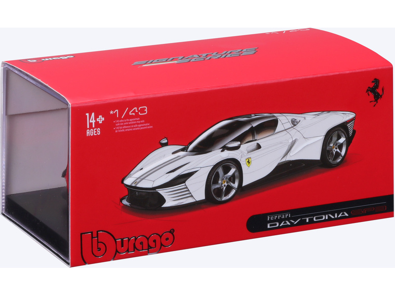 Bburago Signature Ferrari Daytona SP3 1:43 bílá
