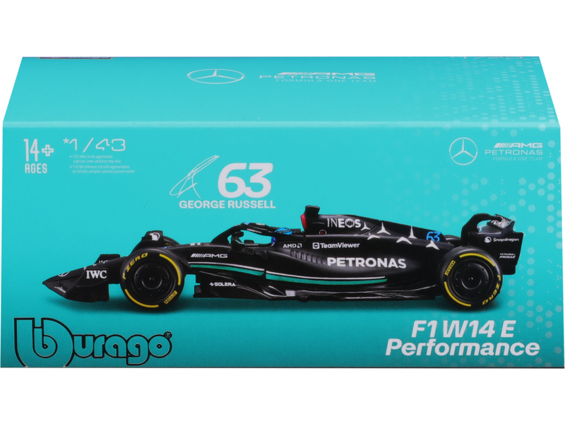 Bburago Signature Mercedes-AMG F1 W14 E Performance 1:43 #63 Russell