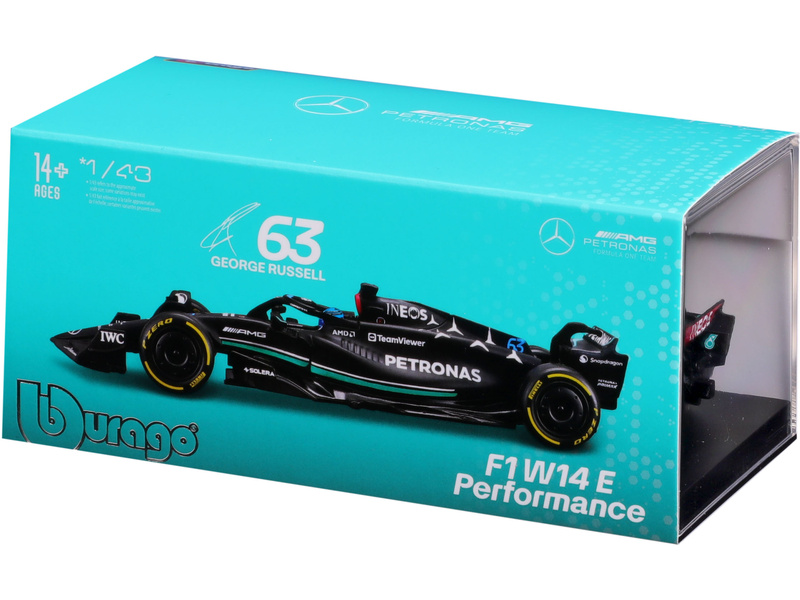 Bburago Signature Mercedes-AMG F1 W14 E Performance 1:43 #63 Russell