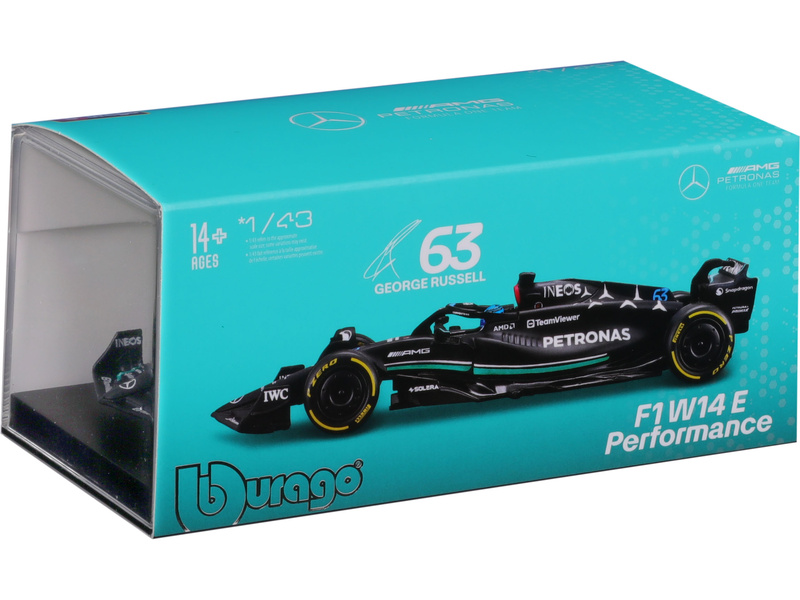 Bburago Signature Mercedes-AMG F1 W14 E Performance 1:43 #63 Russell