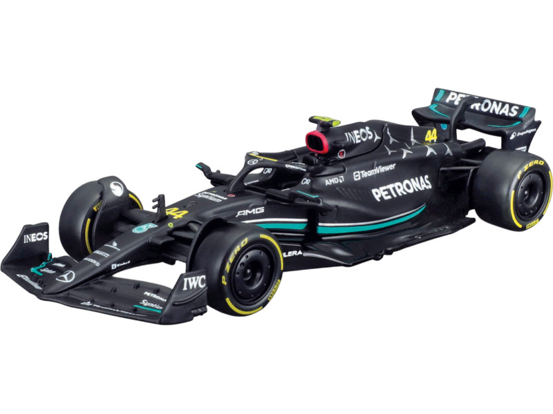 Bburago Mercedes-AMG F1 1:43 #44 Lewis Hamilton (dárkový set 4ks)
