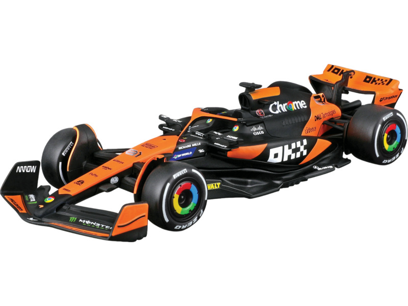 Bburago McLaren F1 Team MCL38 (2024) 1:43 (dárkový set 2ks)