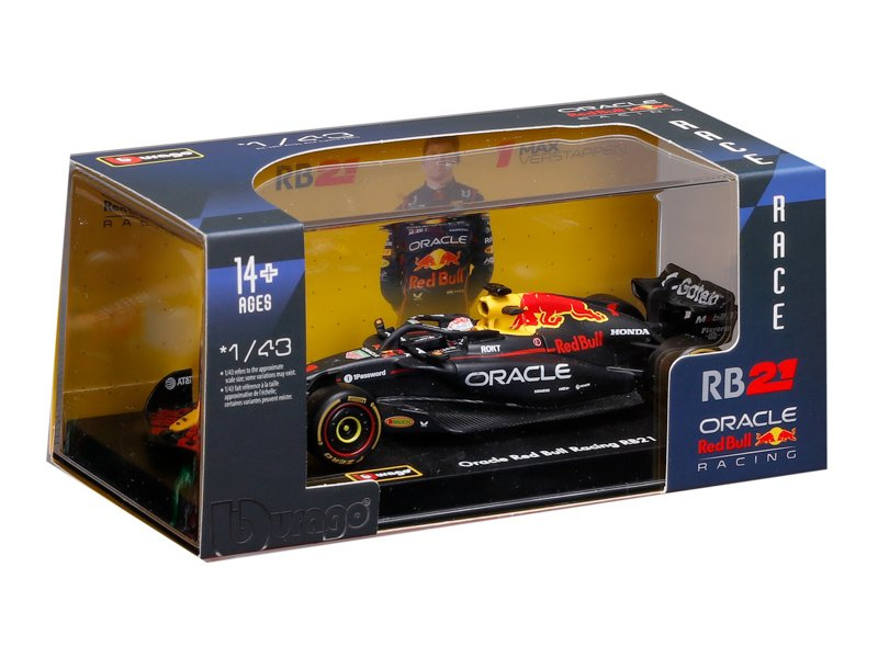 Bburago Oracle Red Bull Racing RB21 (2025) 1:43 #1 Verstappen (hardcase)