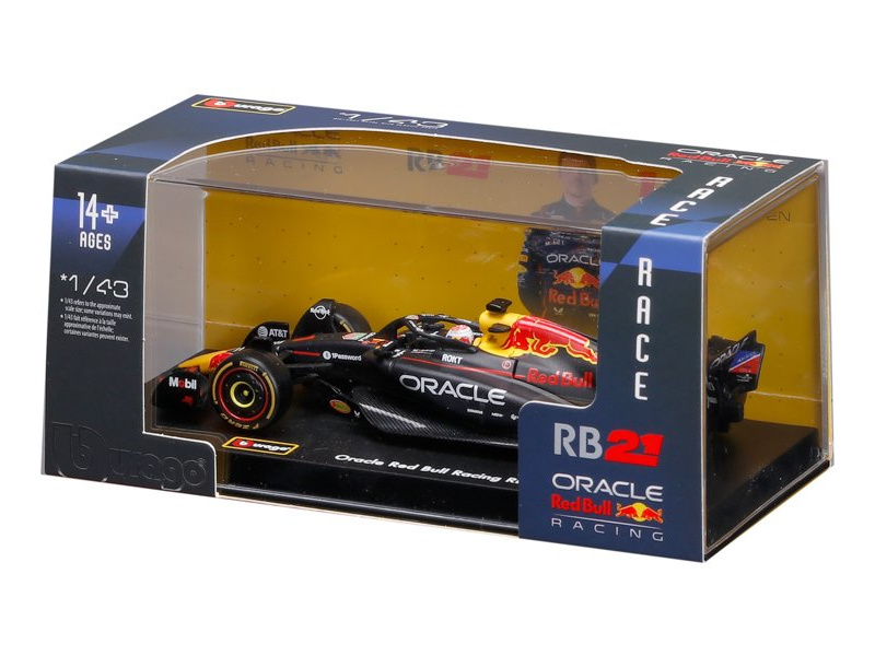Bburago Oracle Red Bull Racing RB21 (2025) 1:43 #1 Verstappen (hardcase)