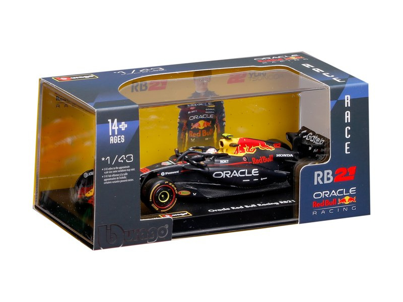 Bburago Oracle Red Bull Racing RB21 (2025) 1:43 #22 Tsunoda (hardcase)