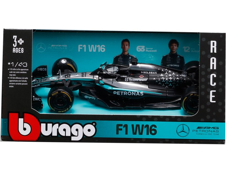 Bburago Mercedes-AMG Petronas W16 (2025), #63 Russell