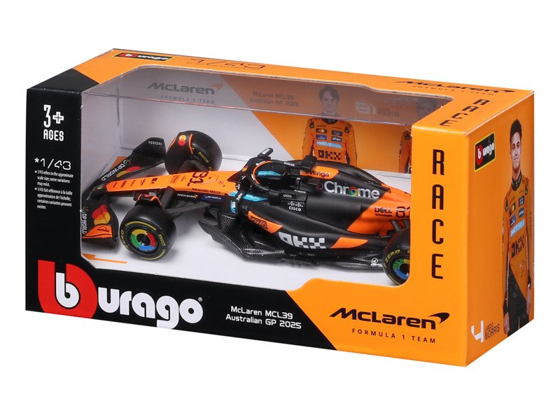 Bburago McLaren F1 MCL39 (2025) 1:43 #81 Piastri