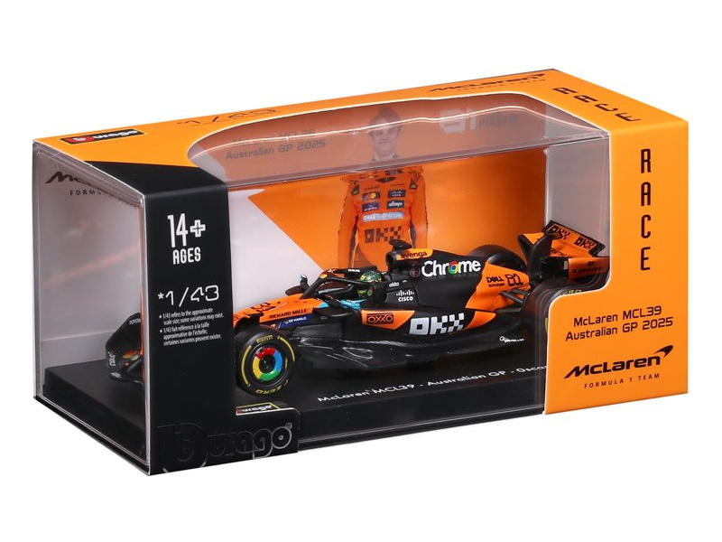 Bburago McLaren F1 MCL39 (2025) 1:43 #81 Piastri (hardcase)