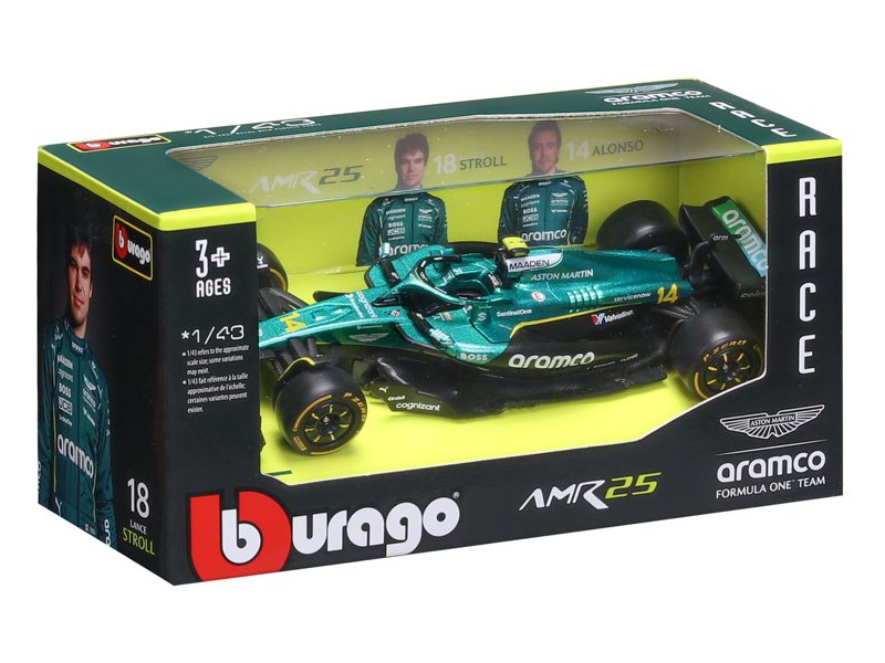Bburago Aston Martin AMR25 (2025) 1:43 #14 Alonso