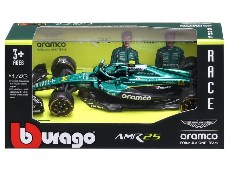 Bburago Aston Martin AMR25 (2025) 1:43 #14 Alonso