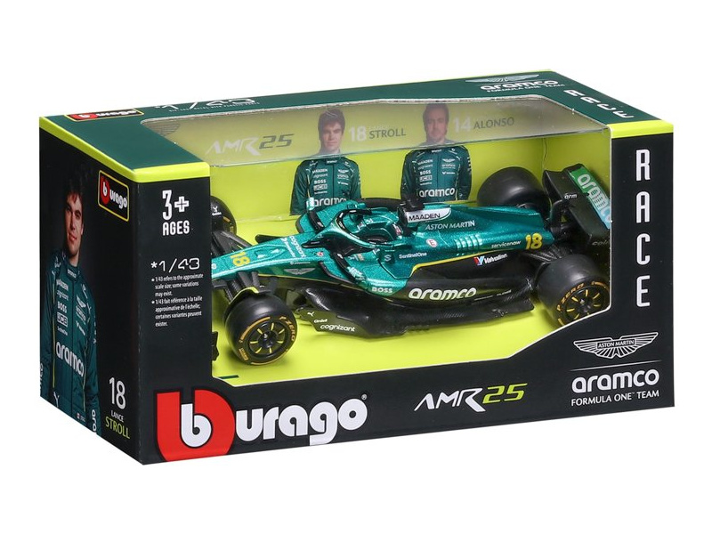 Bburago Aston Martin AMR25 (2025) 1:43 #18 Stroll