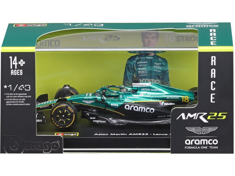 Bburago Aston Martin AMR25 (2025) 1:43 #18 Stroll (hardcase)