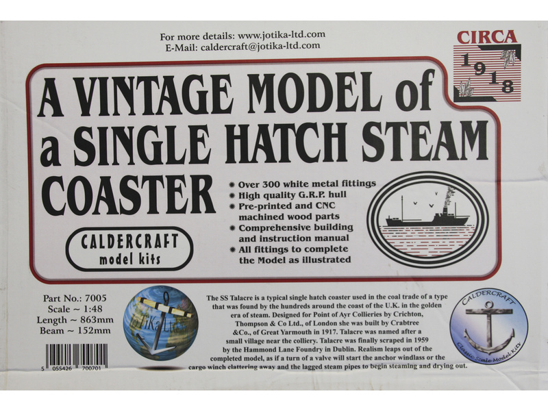 CALDERCRAFT S.S. Talacre 1:48 kit