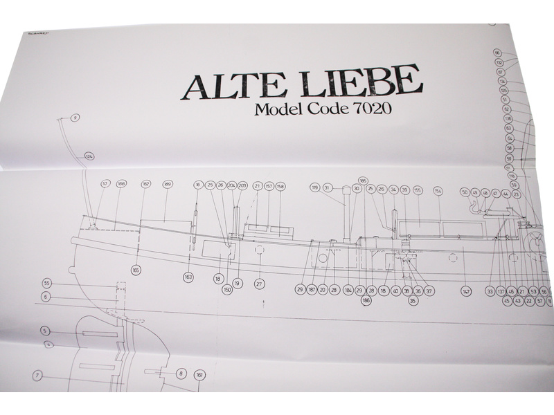 CALDERCRAFT Alte Liebe přístavní remorkér 1931 1:25 kit
