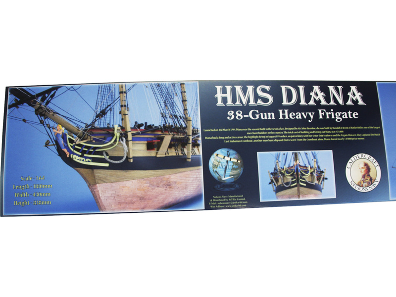 CALDERCRAFT H.M.S. Diana fregata 1794 1:64 kit