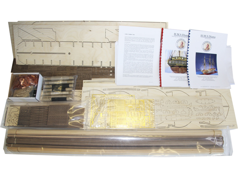 CALDERCRAFT H.M.S. Diana fregata 1794 1:64 kit