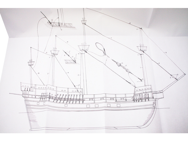 CALDERCRAFT Mary Rose 1509 1:80 kit