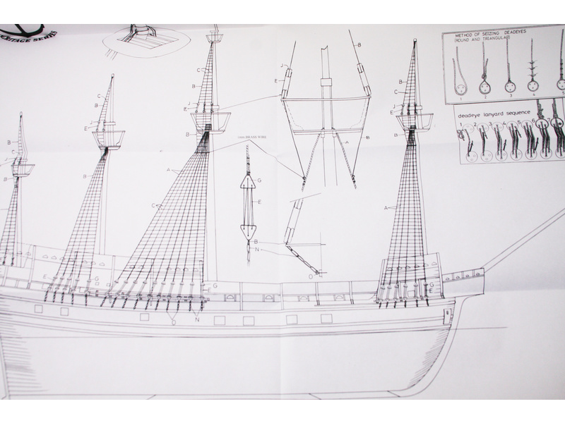 CALDERCRAFT Mary Rose 1509 1:80 kit