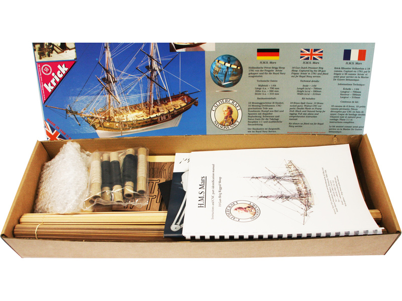 CALDERCRAFT H.M.S. Mars 1781 1:64 kit